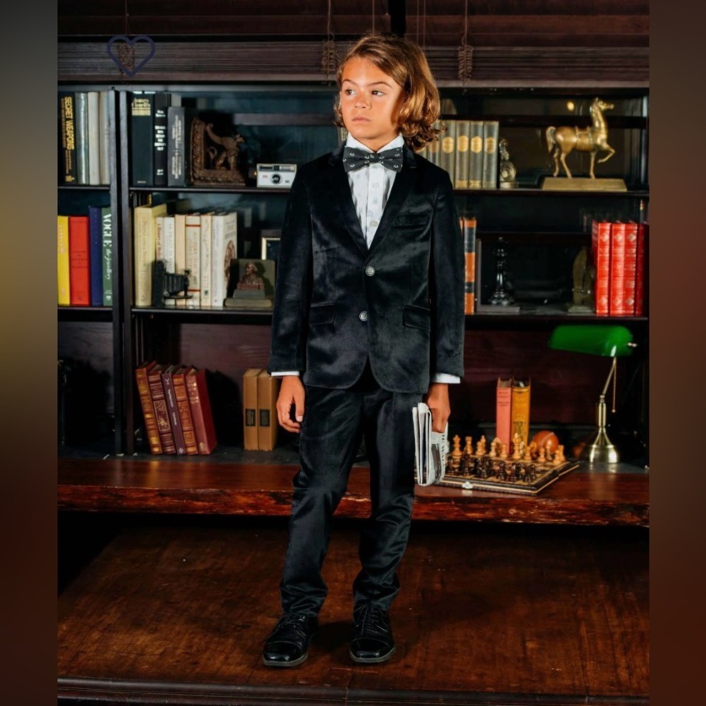 Appaman Boy’s Black Velvet Pants 16